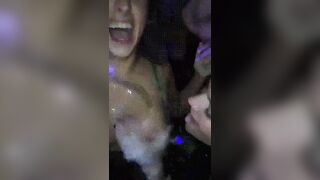 Breast Envy: She likes to be covered in champagne #4