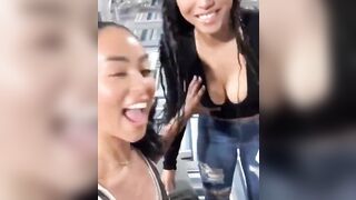Breast Envy: When small titted and big titted friends can make a joke about their tit size #3