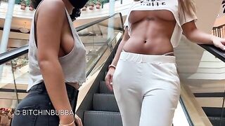 Without Bra: Going up but I prefer to be the one going down #2