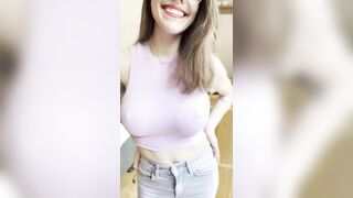 Braless: Crop top season is my fave season. #4
