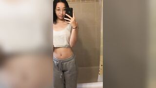 Braless: so cold in the house what should i do to warm up ♥️♥️ #2
