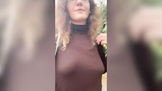 Braless: Mixing your milkshake ♥️♥️would you like a sip ♥️♥️ also, can you notice when the second cherry pops? ♥️♥️ #3