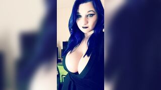 Boobs Bouncing Out of Clothes: Pale biguns #1