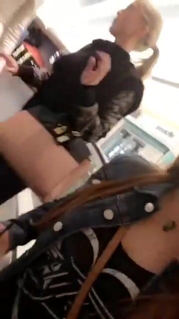 Flashing Tits In The Mall
