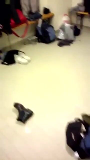 In The School Locker Room