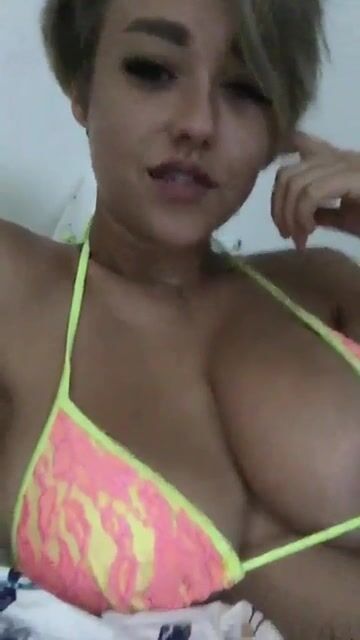 Massive Tits Getting Herself Off
