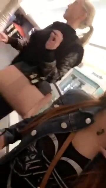 Flashing Tits In The Mall