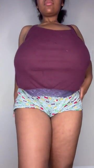 My pajamas aren’t that flattering but my tits are