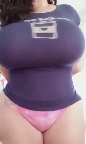 Loves her massive melons