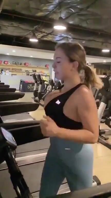 Heavy J cup bouncing workout