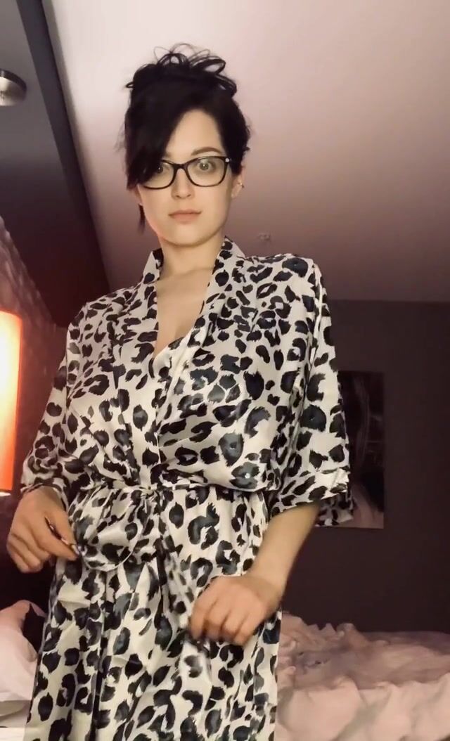 The robe couldn't contain hers