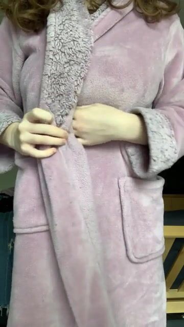 The robe is super comfy, but I think it would be a shame to hide these away