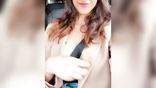 Busty Petite: I'll be your driver today, any thoughts about how to pay me! #1