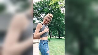 Busty Petite: She's quite annoyed by those cannons on their frame #1