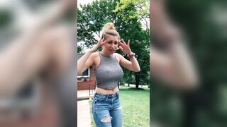 Busty Petite: She's quite annoyed by those cannons on their frame #3