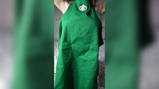 Busty Petite: Let this naughty barista milk your cock ♥️♥️ #3