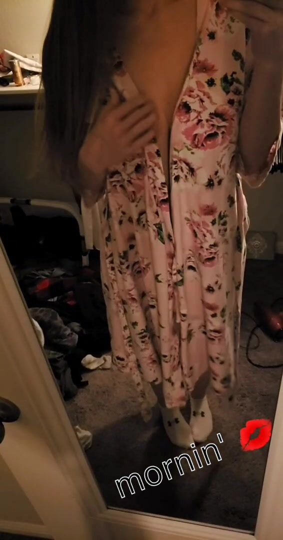 ... do you like what I'm hiding under my robe?