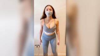 Busty Petite: (18) Wanna be gym and fuck buddies? ♥️♥️ #2