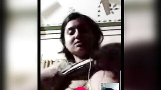 A hot gf on video call ❤️❤️