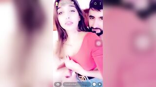 Busty paki Hira khokhar boobs pressed