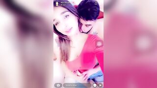 Busty Pakistani Women: Busty paki Hira khokhar boobs pressed #2