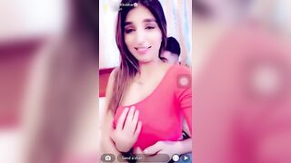 Busty Pakistani Women: Busty paki Hira khokhar boobs pressed #3