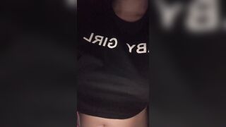 I hope you enjoy my titties dropping in your face