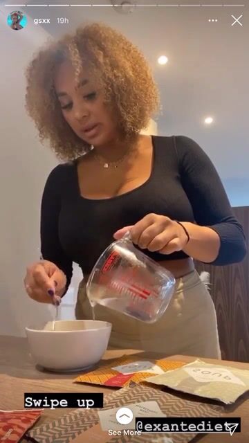 In the kitchen