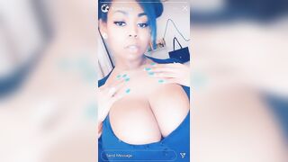 Busty Black Girls: Blood_H0ney on IG #2