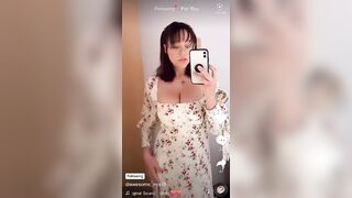 Busty TikTok: Bouncy bouncy! @awesome_ness9 #4