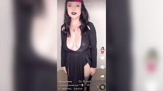 Busty TikTok: The sexy G-cup Ghost! @blossybluesg #2