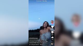 Busty TikTok: She's definitely not wearing a bra @hadelinemope #1
