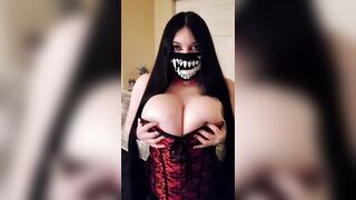 Big Boobs: spilling out of my corset #2