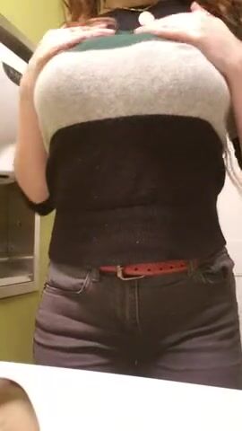 Bursting out my tits and ass in public for you