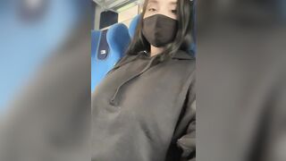 Big Boobs: Titties in the train #1