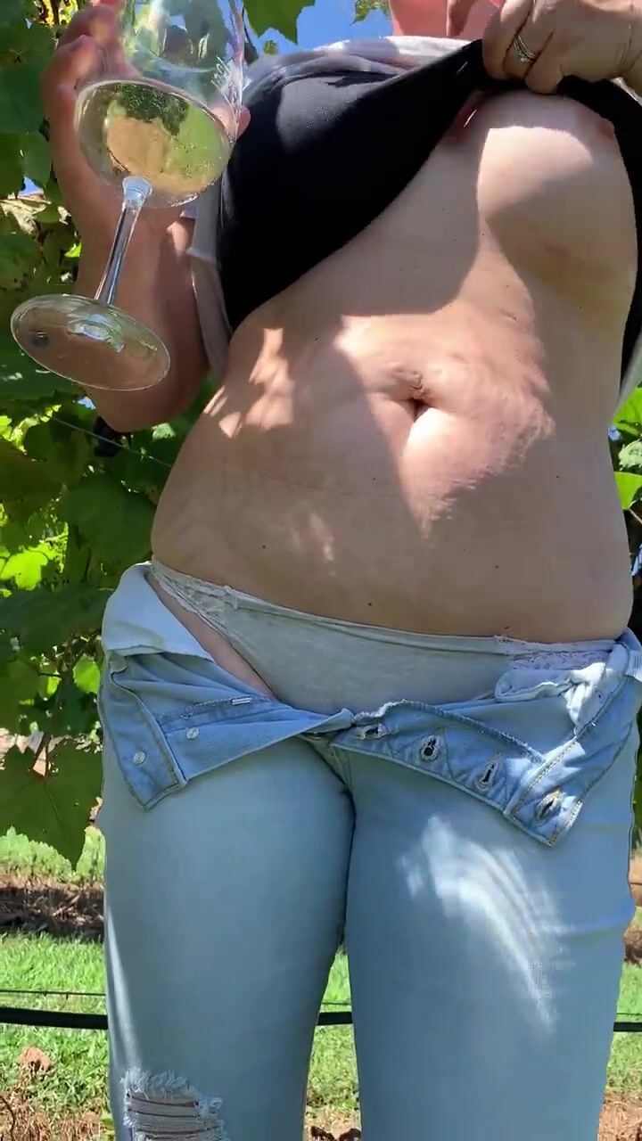 Can’t help but show off my tits everywhere I go!
