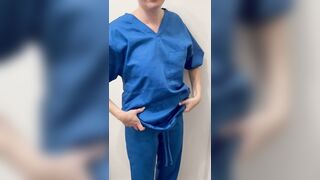My scrubs hide everything