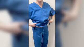 Busty Petite: My scrubs hide everything #2