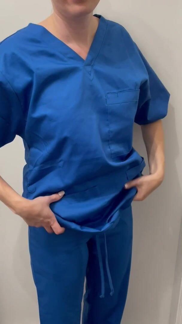 My scrubs hide everything