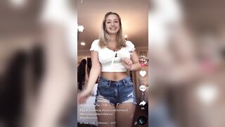 Busty TikTok: Narrow waist, big boobs @sophangelie #4