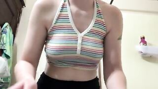 Invisible nipples plus a titty drop? Could it get any better??? ???????????? (F19)