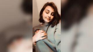 Ghost Nipples: All natural titties babe #2