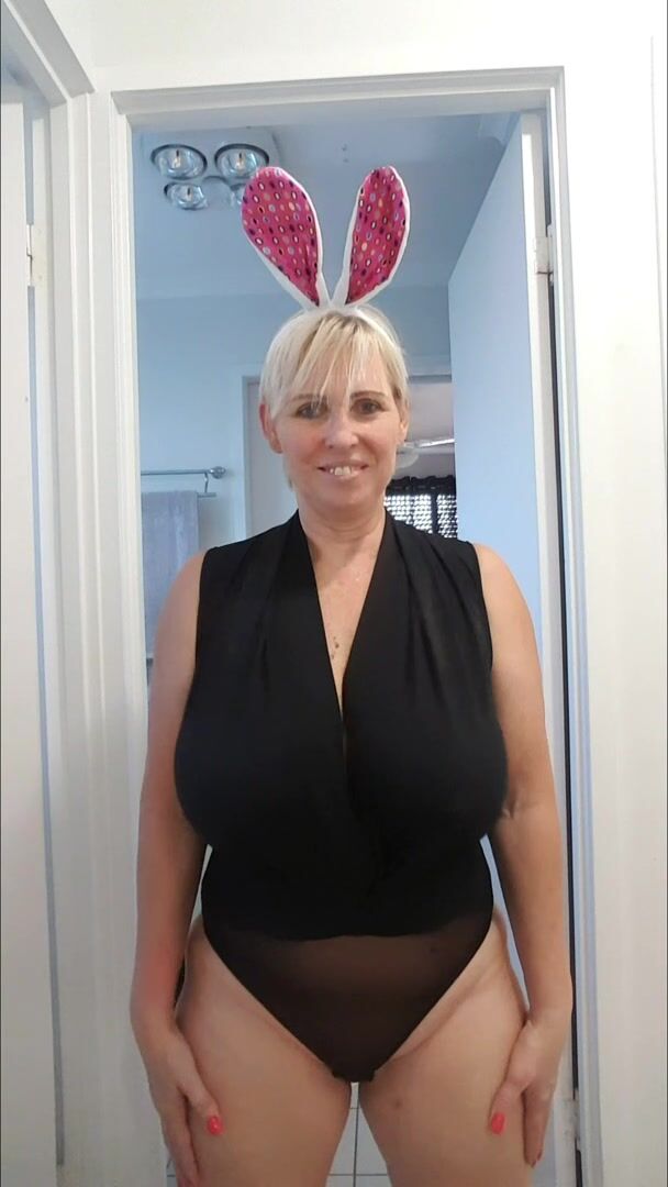A big happy Easter to all Huge natural boob lovers ❤️ xx 57yo (f)