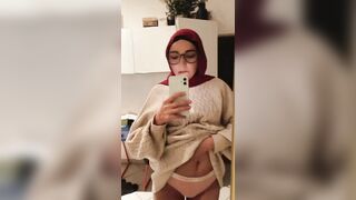 Huge Natural Boobs: Can you smash my hijabi booty please ♥️♥️ #3