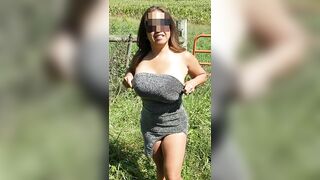 Huge Natural Boobs: Me Soaking Up The Sun #2