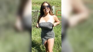 Huge Natural Boobs: Me Soaking Up The Sun #3