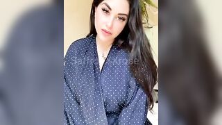 Huge Boobs: Did I surprise you with how much I am packing under the robe? #1