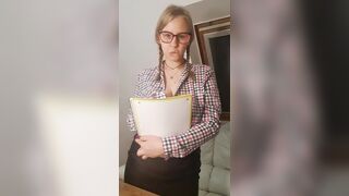 Huge Boobs: Ahhhh.... Office intern to be...but if I get caught with boobs, that will be.... Ahhhh an office intern not to be. heh #3