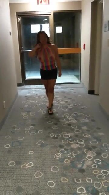 Strolling Through The Hotel...Cum Join Me In Room 69