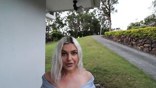 Huge Boobs: Quick little flash ;) #2